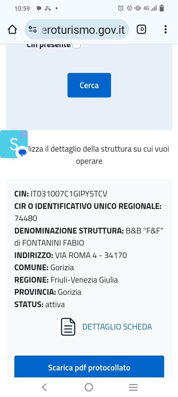B&B Ff Gorizia Exteriér fotografie